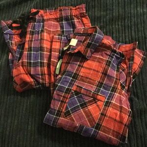 VS Flannel PJ Set